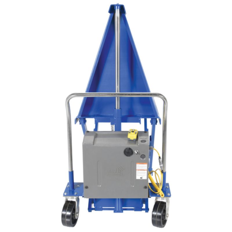 Vestil Steel DC Powered High Lift Table with 2500lb Capacity HIPM-DC