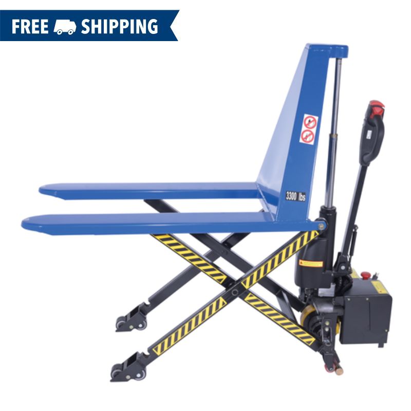 Vestil DC Powered Traction Drive Tote Lift with 3000lb Capacity L-270-DC-HD-CTD