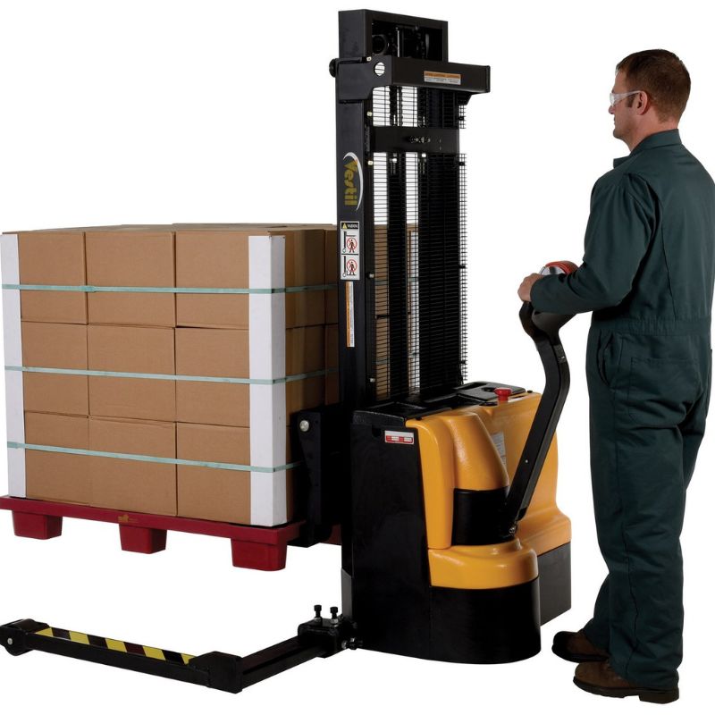Vestil Adjustable Double Mast 2200lb Capacity Stacker S-AA-DM
