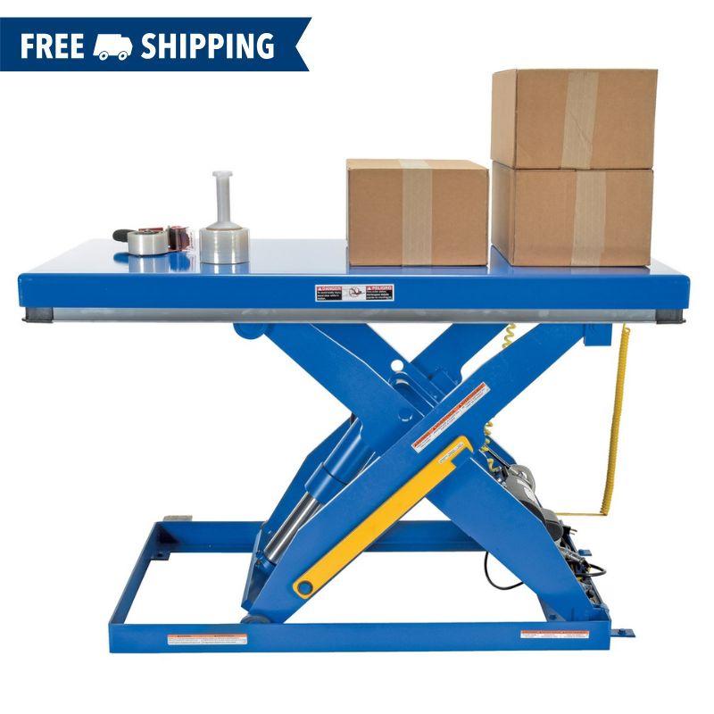 Vestil EHLT-3060 Electric Hydraulic Scissor Lift Table 30in x 60in