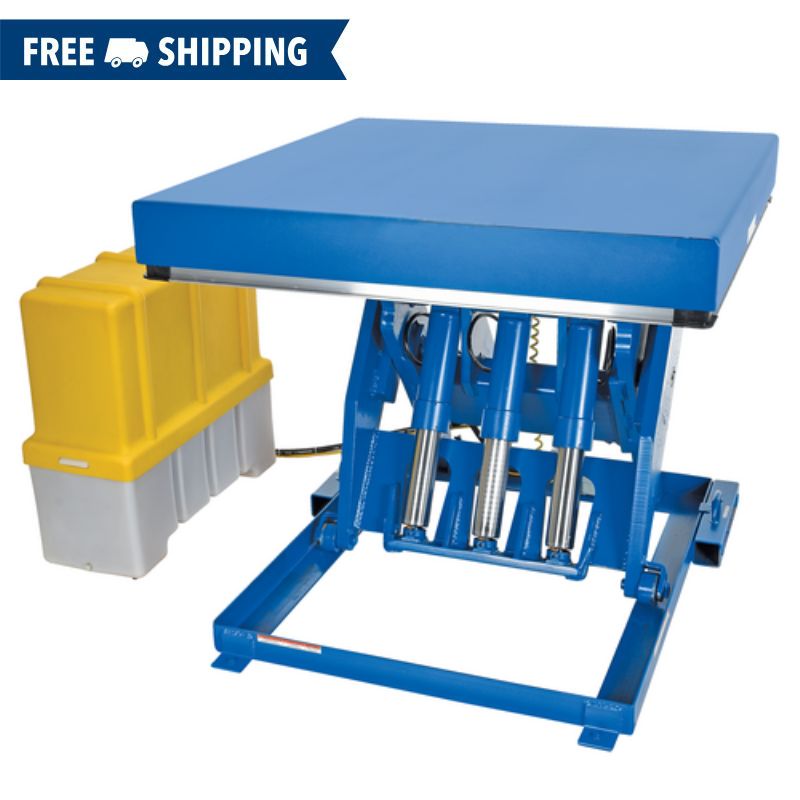 Vestil EHLT-4848 Electric Hydraulic Scissor Lift Table 48in x 48in