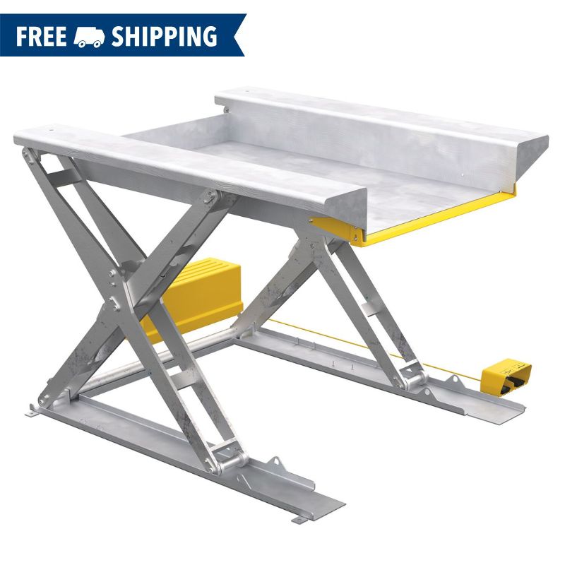 Vestil EHLTG-4450-PSS Stainless Steel Ground Scissor Lift Table 44in x 50in