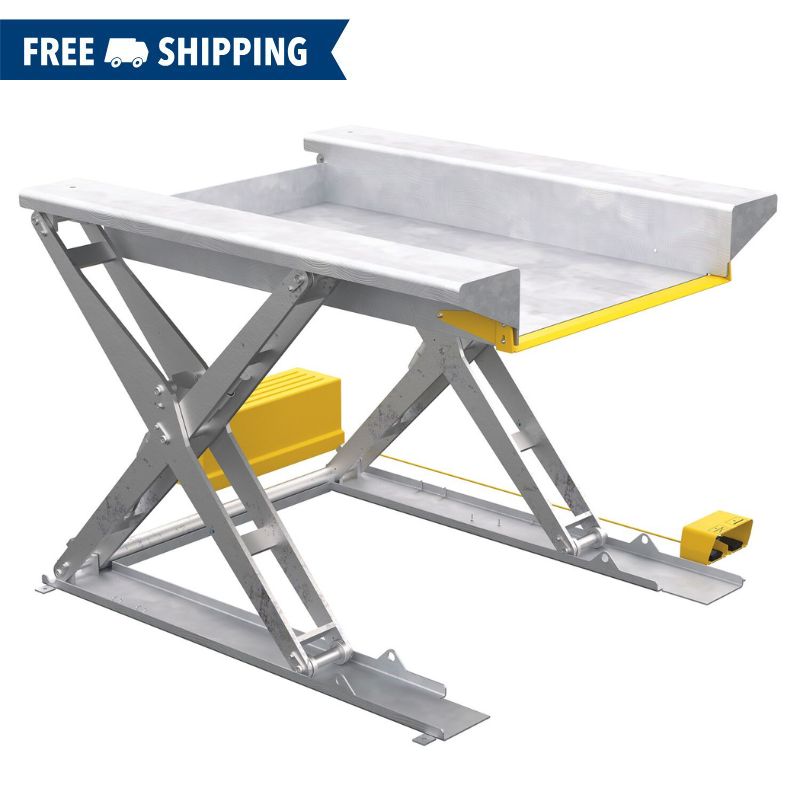 Vestil EHLTG-4470-PSS Stainless Steel Ground Lift Scissor Table 44in x 70 in