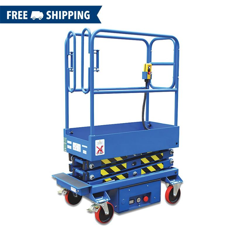 Vestil Steel Electric Order Picker with 500lb Capacity EOP-500