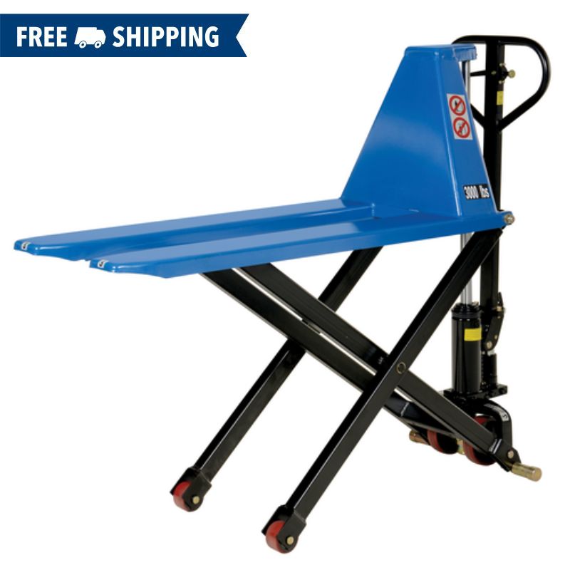 Vestil Hand Pump Tote Lift with 3000lb Capacity L-HD