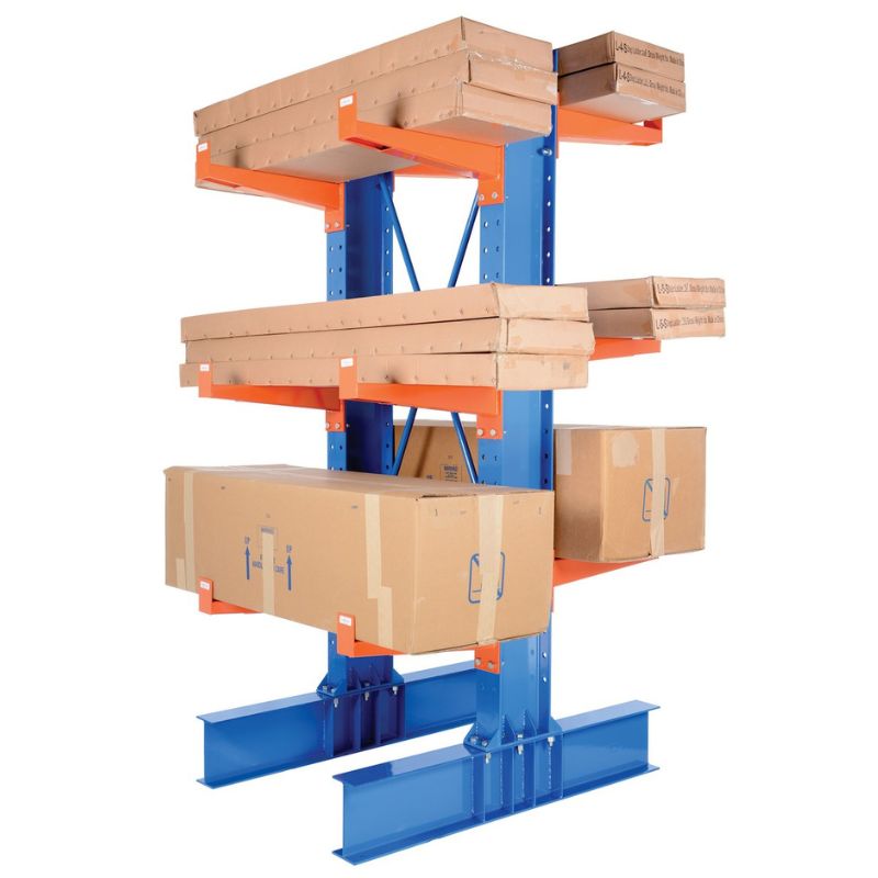 Vestil Double Sided Heavy Duty Cantilever Rack Kit with 36in Arm