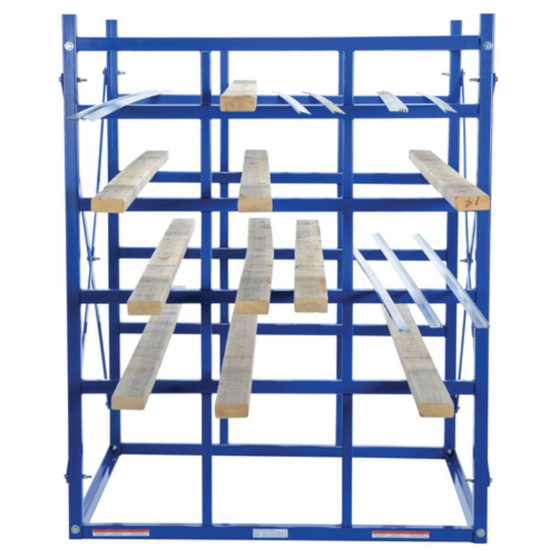 Vestil Long Bar Pigeon Hole Rack with 7700lb Capacity LBPH-77