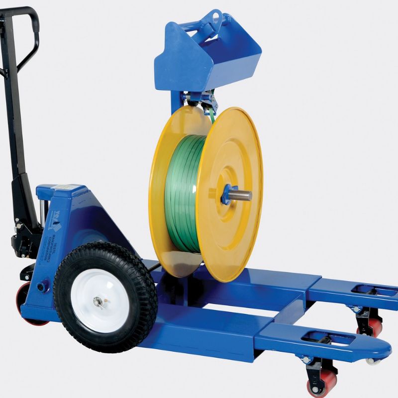 Vestil Manual Strapping Machine with Fork Lift Pockets Strap-FP