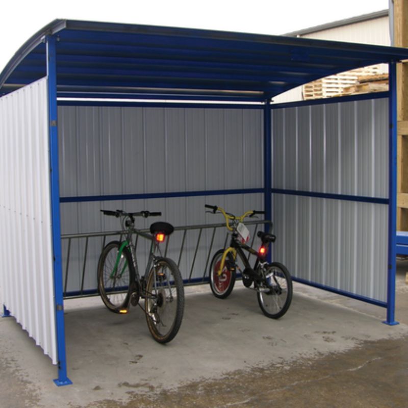 Vestil Multi-Duty Bicycle Shelter 95in x 120in x 90in MDS-96-BK
