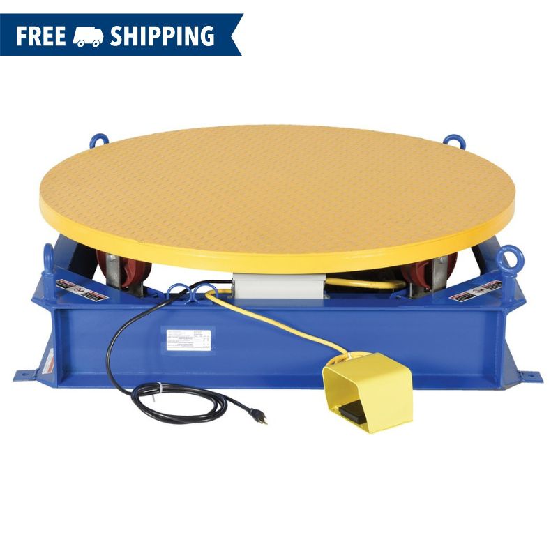 Vestil Electric Hydraulic Stand Alone Carousel with 4,000lb Capacity STPC-EHD