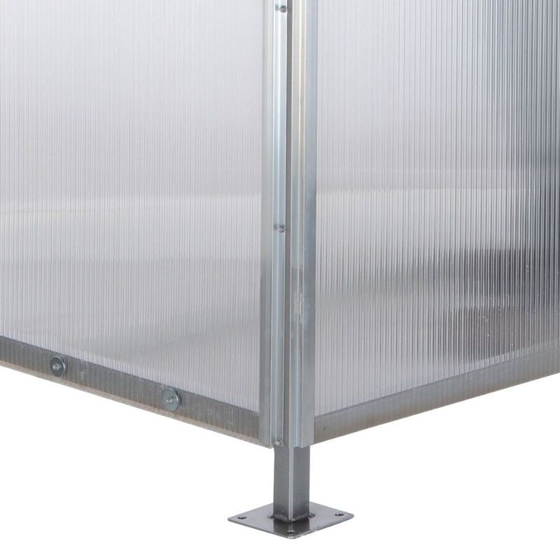 Vestil 3-4 Person Capacity Smoking Shelter Bus Stop SSH-7939-80