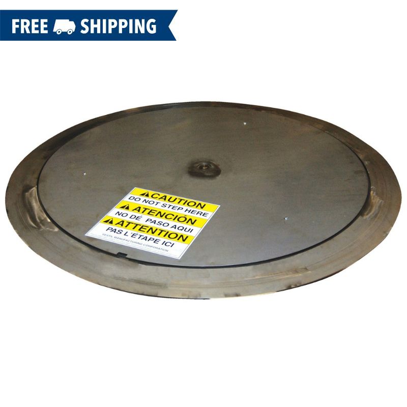 Vestil Stainless Steel Thin Spin Carousel with 4000lb Capacity LP-4000T-SS