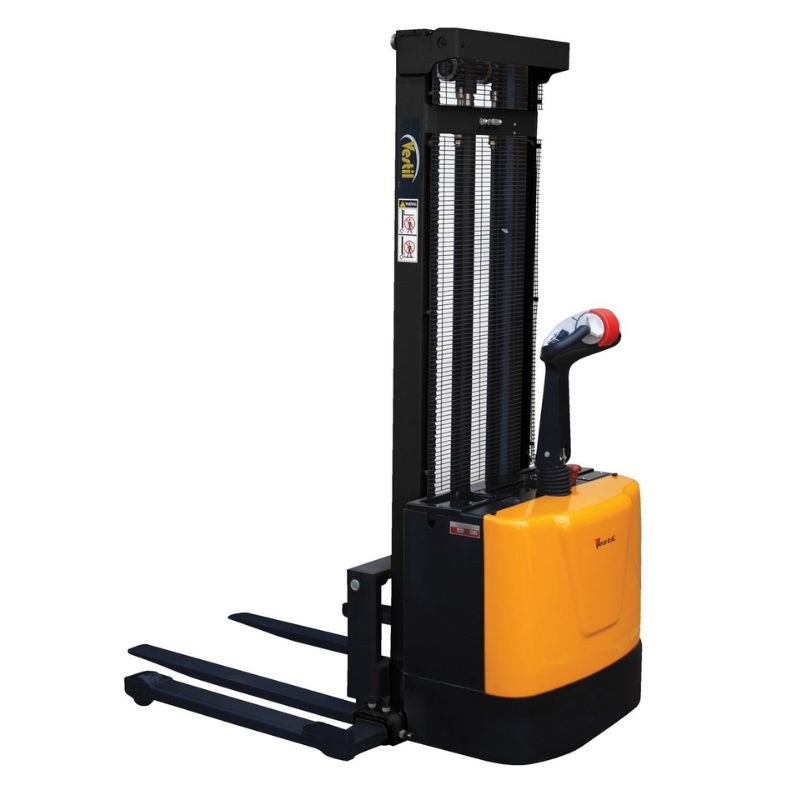 118" Raised Height Stacker with Electric Lift and Drive