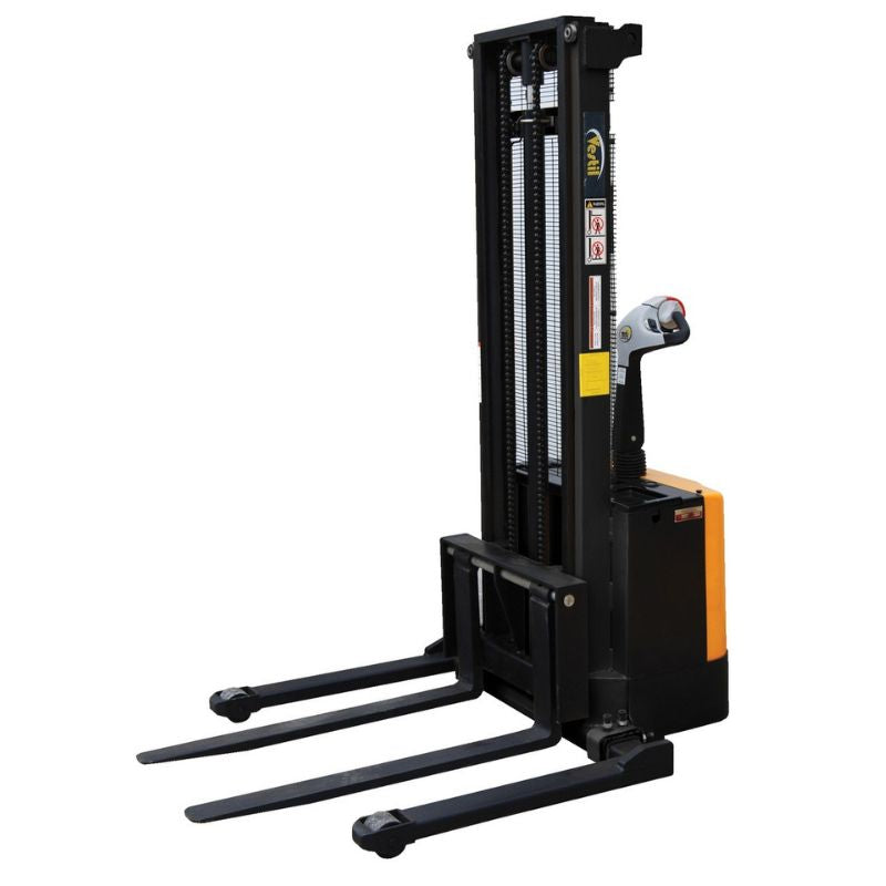 150" Raised Height Stacker with Electric Lift and Drive