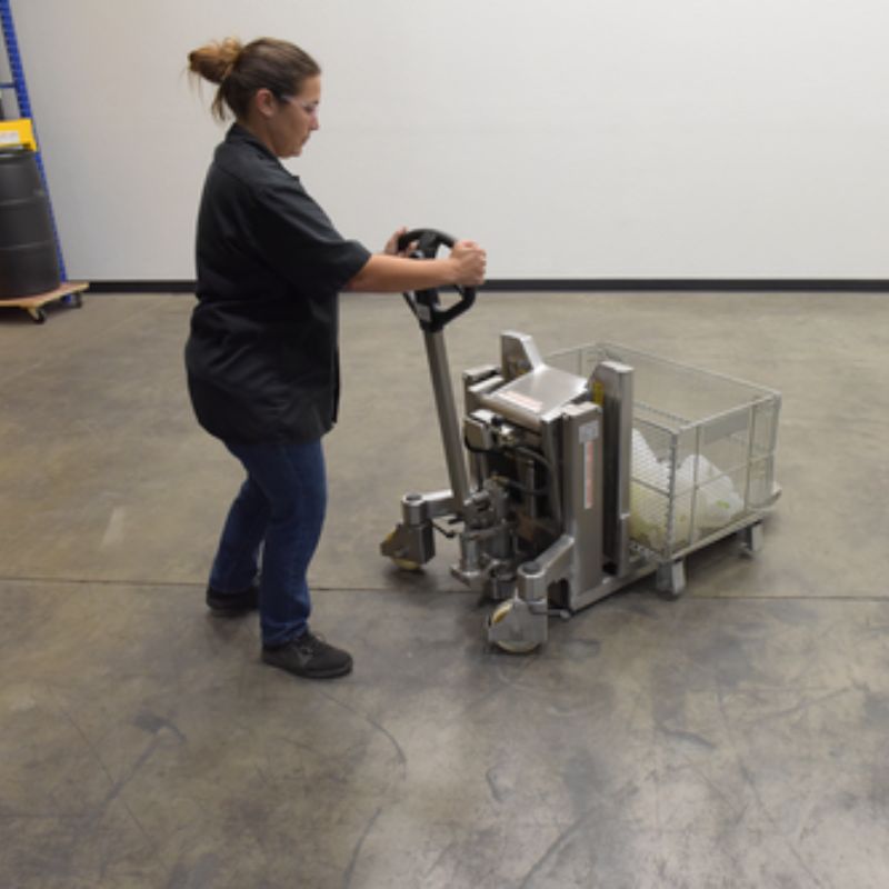 Vestil Stainless Steel Manual Tilt Master with 2,200lb Capacity TM-22-M-SS